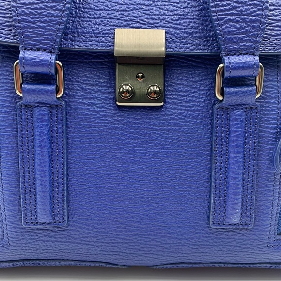 3.1 PHILLIP LIM Medium Pashli Satchel Cobalt Blue - Picture 10 of 13